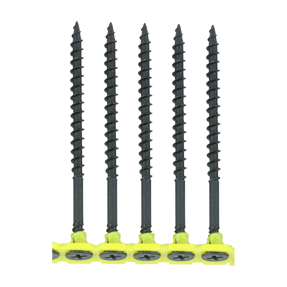 Timco Collated Drywall Screws - Coarse Thread - Black - PH - Bugle