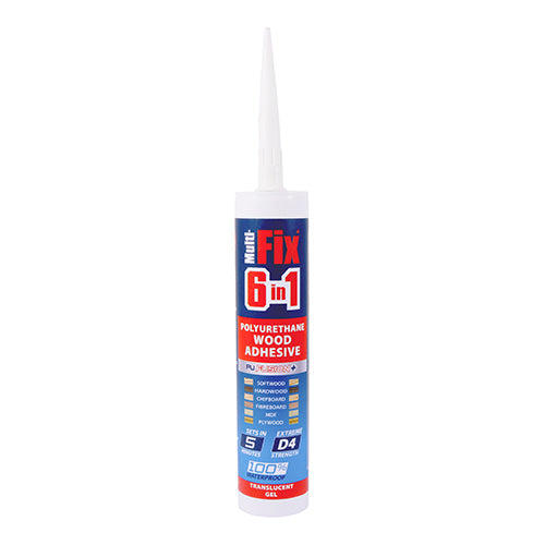 Timco PU Wood Adhesive 5 Minute - Gel 310ml