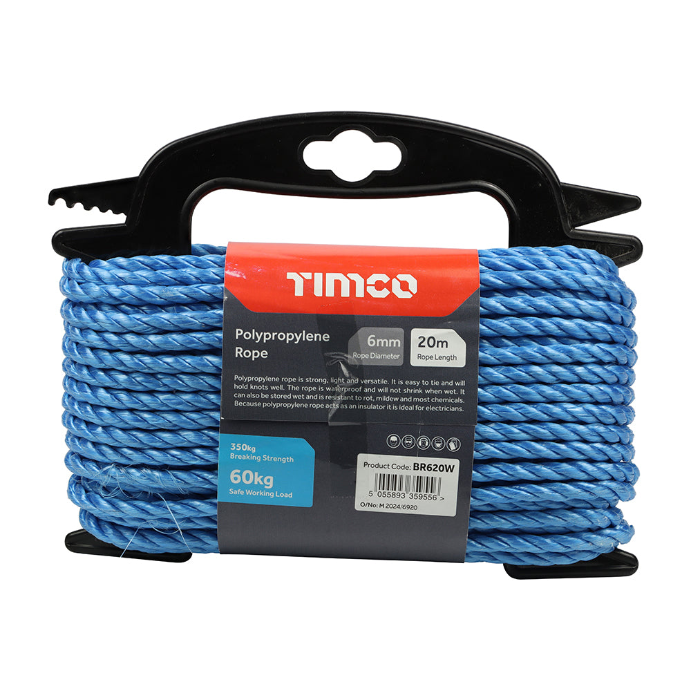 Blue Polypropylene Rope Winder