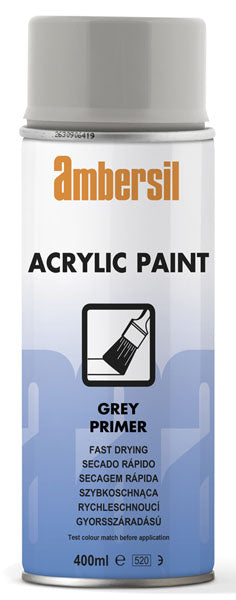 Ambersil Acrylic Spray Paint - Grey Primer
