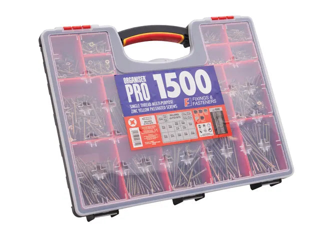 Forgefix 1500 Piece Multi-Purpose Screw Organiser