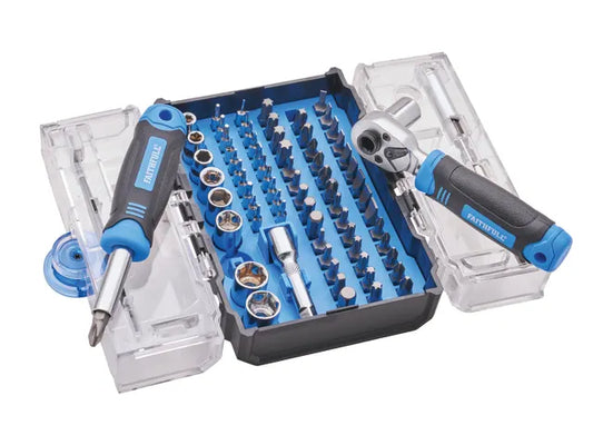 Faithfull 78 Piece Screwdriver Bit & Socket Set