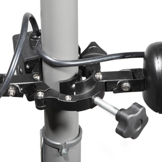 Dellonda Folding Parasol/Gazebo/Patio Outdoor Infrared Heater, Two Panels, Extra Long 5M Cable, 1600W - DG176