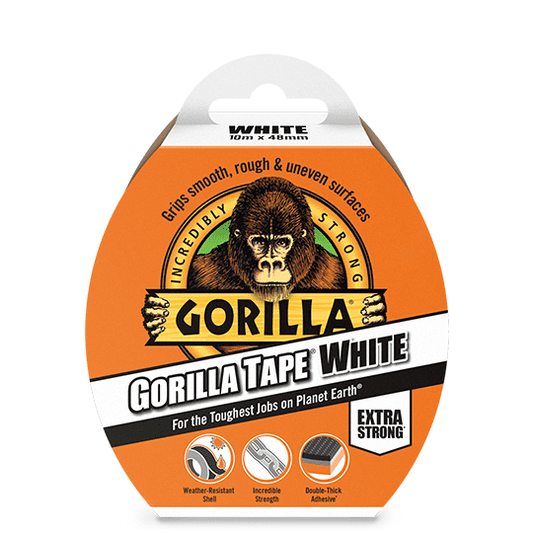 Gorilla Tape - White - 48mm x 10m