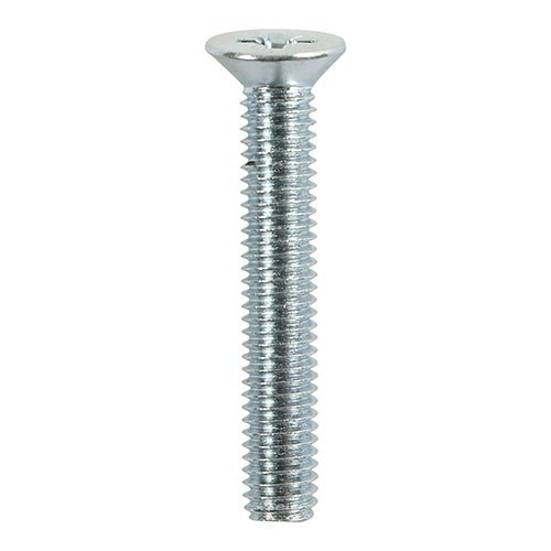 Countersunk Pozi Machine Screw – Bright Zinc Plated (DIN 965)