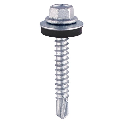 Zinc Hex Self-Drilling Screws EPDM Washer