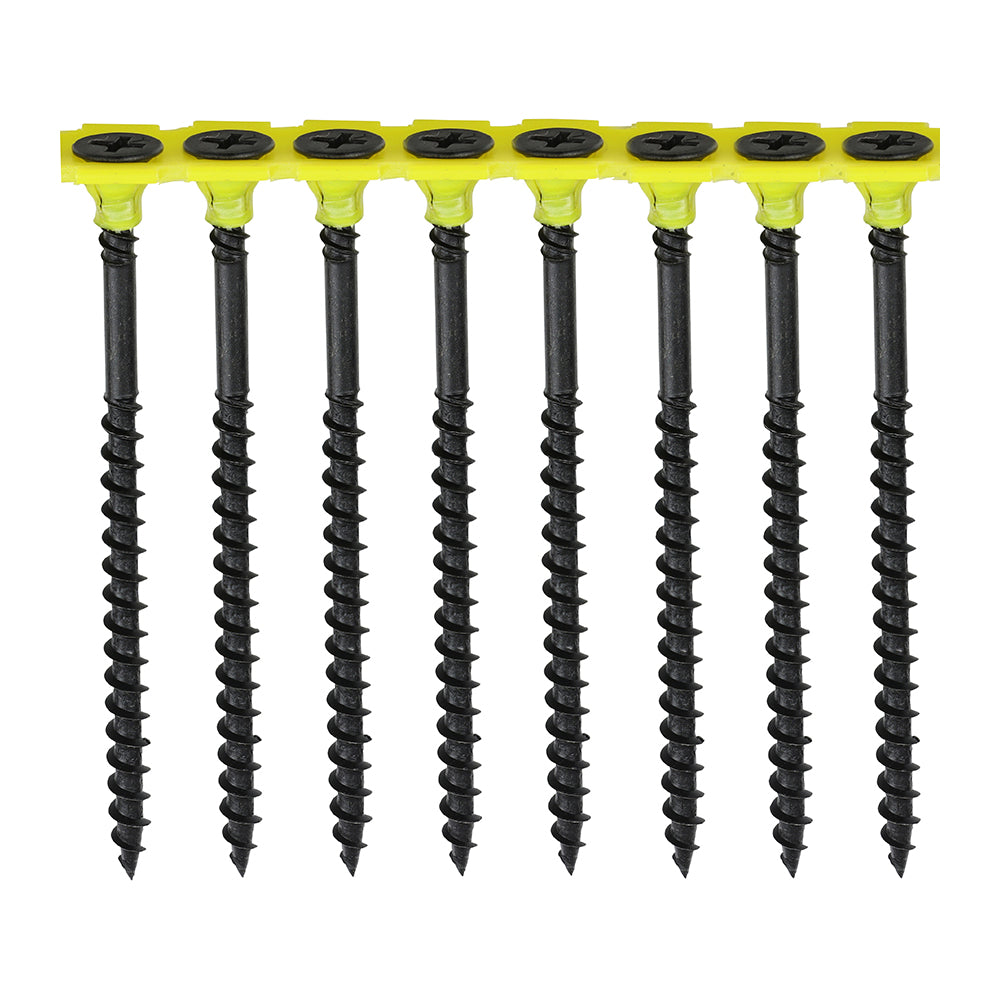Timco Collated Drywall Screws - Coarse Thread - Black - PH - Bugle