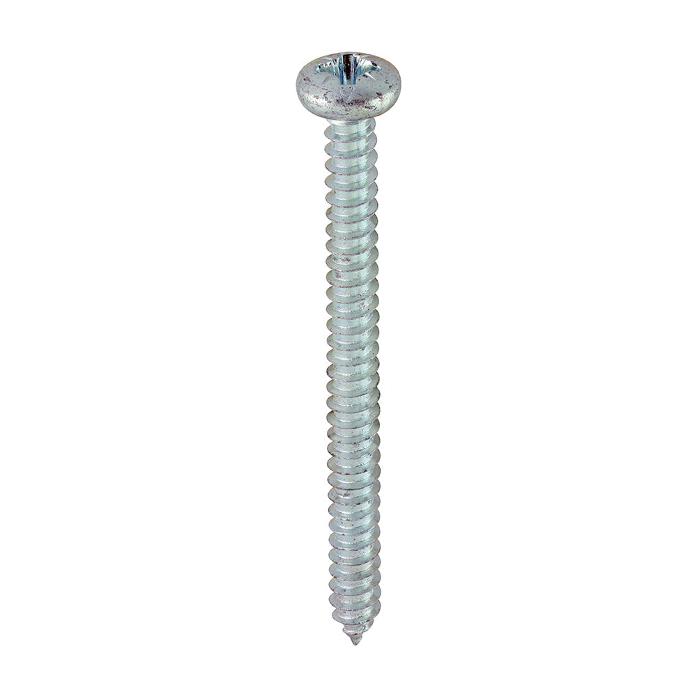 Self-Tapping Screw - PZ - Pan Head - Zinc