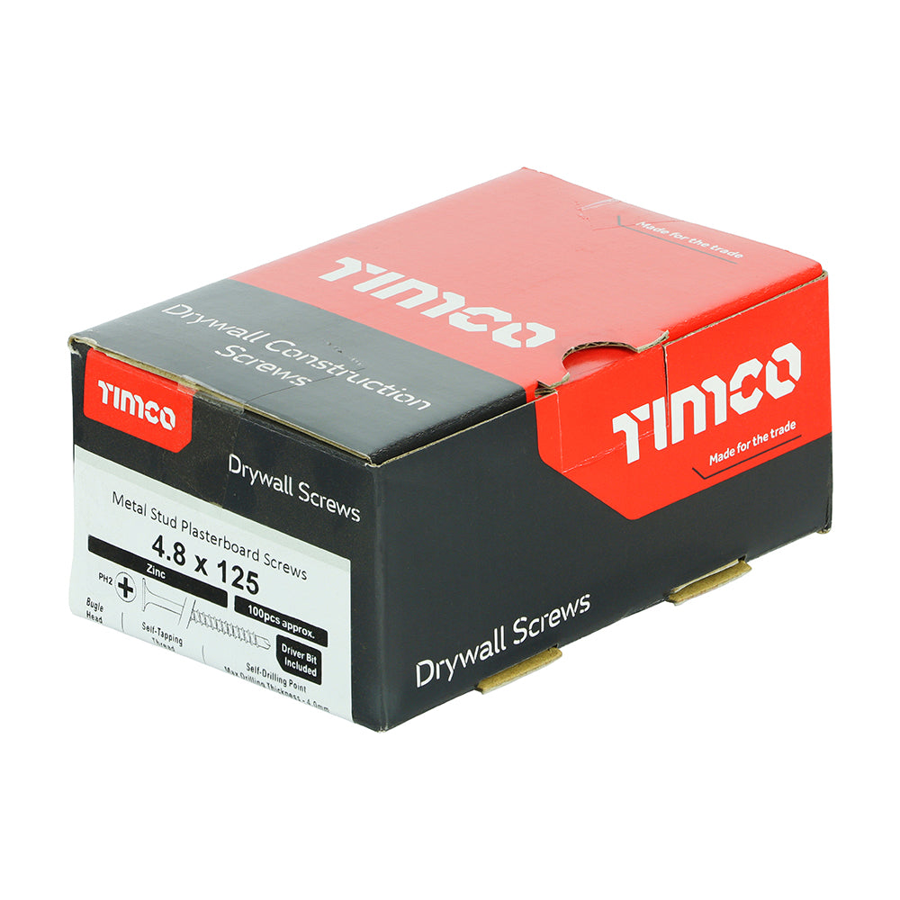Drywall Metal Stud Plasterboard Screws - PH - Bugle - Self Drilling - Zinc
