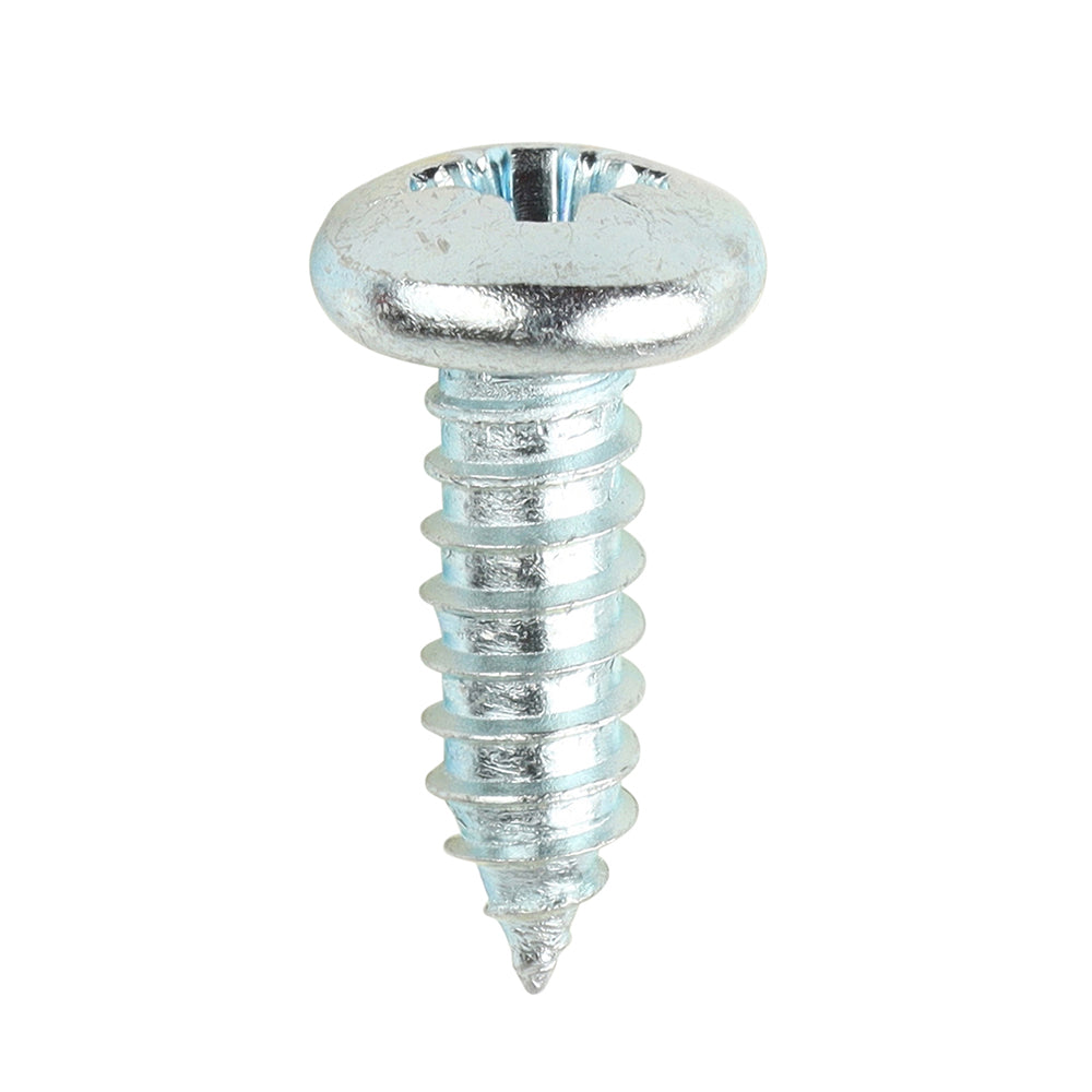 Self-Tapping Screw - PZ - Pan Head - Zinc