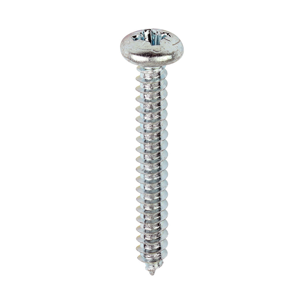 Self-Tapping Screw - PZ - Pan Head - Zinc