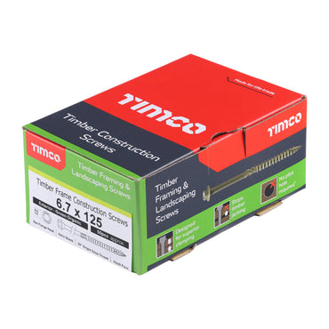 Timber Frame Construction & Landscaping Screws – Hex Head (Green Organic Finish)