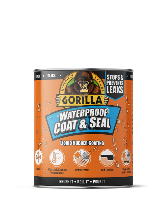Gorilla Waterproof Coating & Seal - Black 473ml