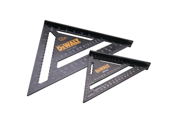 DEWALT 175mm (7in) & 300mm (12in) Rafter Square Twin Pack