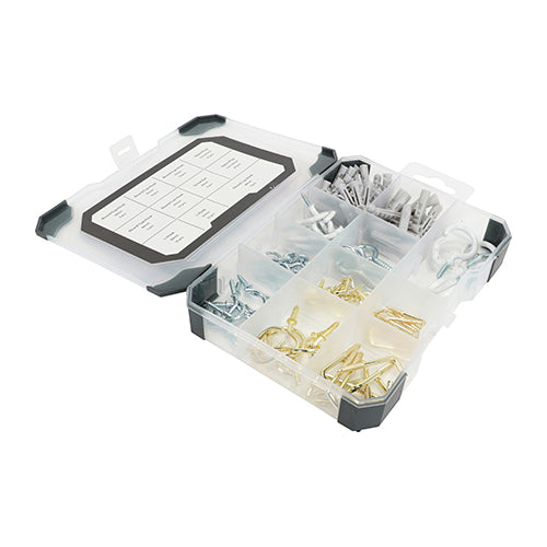 TIMCO Hooks & Eyes Mixed Tray - 133pcs