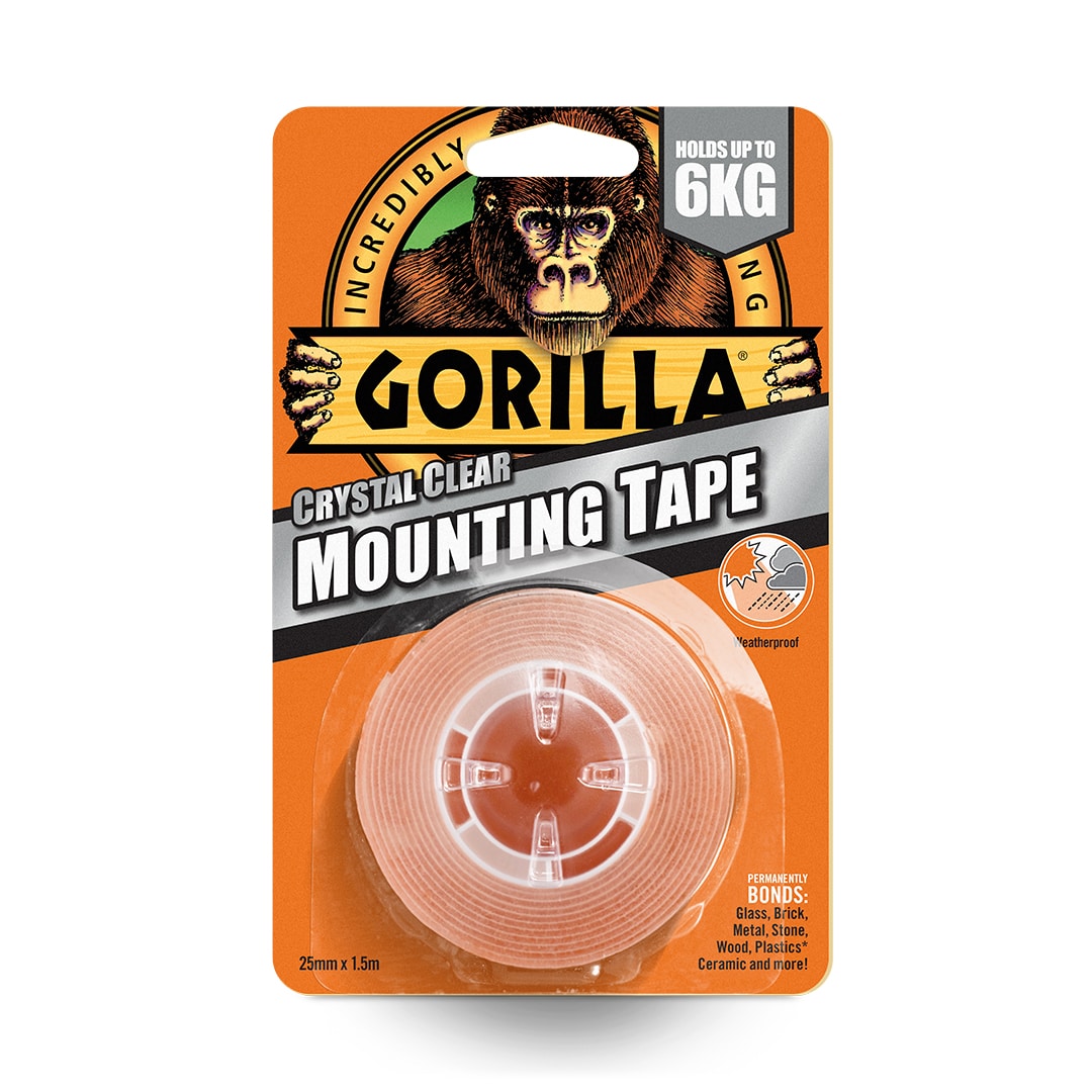 Gorilla Heavy Duty Clear Mounting Tape 1.5m