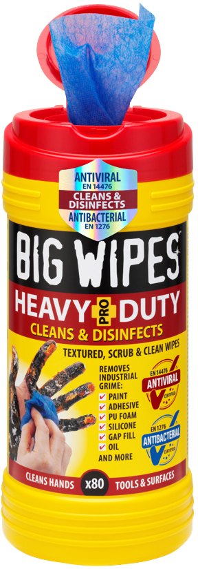 Big Wipes Van System - 3 brackets and Assorted Wipes Heavy Duty Multi Surface