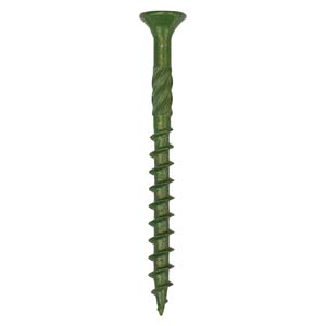 Green Coated Pozi Decking Screws -  LANDSCAPE FENCING EXTERIOR WOOD SCREWS